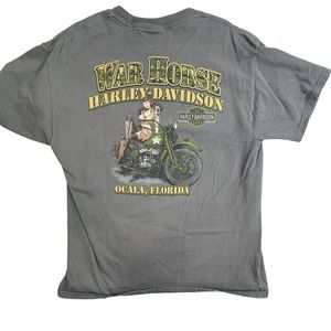 Harley-Davidson T-shirt Ocala FL pin-up girl size large